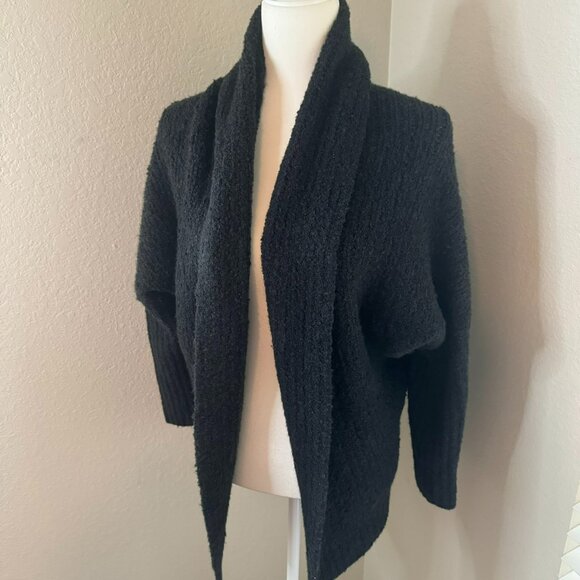 NWT Black Anthropologie Sleeping on Snow Chunky Cardigan - Picture 5 of 11